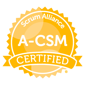 Certified Advanced Certified ScrumMaster logo